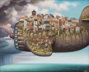 Jacek Yerka (ur. 1952), Bardzo tanie linie, 2011