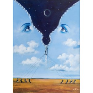 Rafal Olbinski (b. 1943), Capuleti and Montecchi, 2020