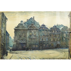 Bronisław Kopczyński (1882 - 1964, Warschau), Altstadt von Warschau, 1918