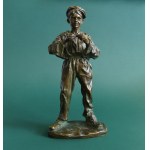 José Cardona (, Figure of a boy, patinated bronze, Spain, 19th/20th century.