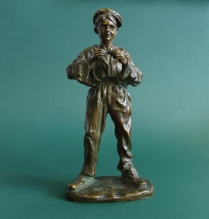 José Cardona (, Figurka chłopca, brąz patynowany, Hiszpania, XIX/XX w.