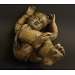 Wooden putto, author unknown, 19th century.