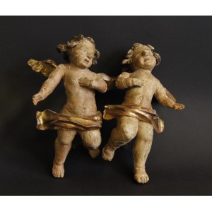 Wooden putti, author unknown, 19th century.