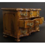 Miniature of an 18th-century chest of drawers, 20th century.