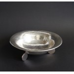 Schale aus gehämmertem Silber im Art déco-Stil, Warschau, Krupski &amp; Matulewicz