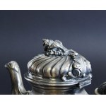 Haller&amp;Rathenau silver teapot, Berlin, Germany, second half of 19th century.