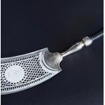 Biedermeier-style silver cake spatula, 1820s/30s.