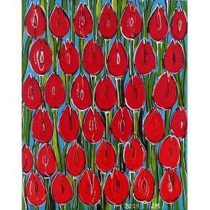 Joanna Mieszko ( 1969), Tulips, 2021