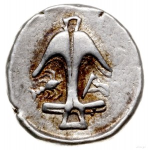 drachma 400-350 pne, Aw: Głowa Gorgony na wprost; Rw: K...