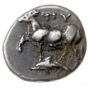 stater (sigloi) 416-357 pne; Aw: Byk kroczący w lewo, n...