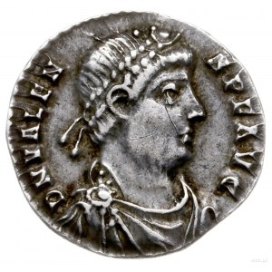 siliqua 367-378, Trewir; Aw: Popiersie cesarza w prawo,...
