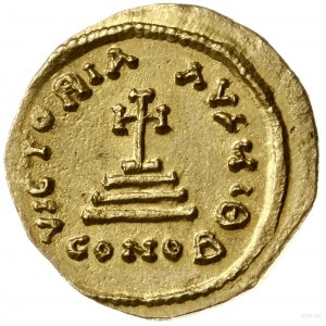 solidus 616-625, Konstantynopol; Aw: Popiersia obu cesa...