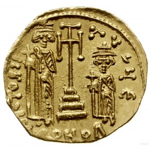 solidus 659-668, Konstantynopol; Aw: Popiersia Konstans...