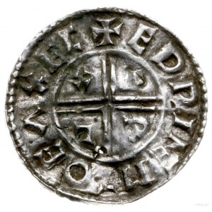denar typu crux, 991-997, mennica Exeter, mincerz Eadwi...