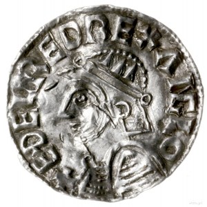 Anglia, Aethelred II; denar typu helmet, 1003-1009, men...