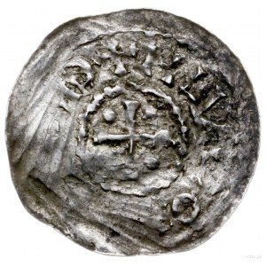 denar 814-840; Aw: Krzyż z kulkami w kątach, HLVDOVVICV...