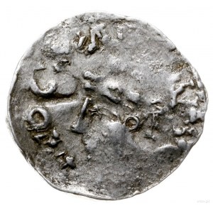 denar 973-1002; Aw: Popiersie w lewo, OTTO GRA...; Rw: ...