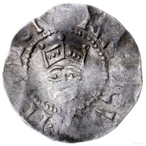 denar 1014-1024; Aw: Głowa na wprost, HEINRICVS IMPERAT...