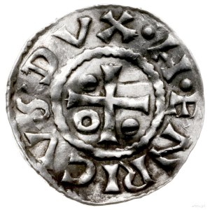 denar 985-995, mincerz Vald; Krzyż z kółkiem i dwiema k...