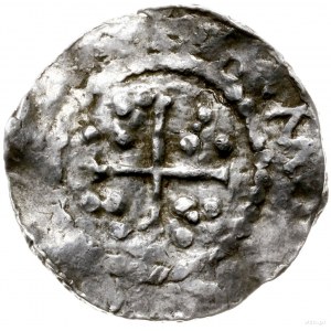denar 955-973, mincerz Bera; Krzyż z czterama potrójnym...