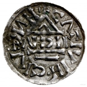 denar 1002-1009, mincerz Aig; Krzyż z kółkiem, dwoma tr...