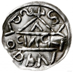 denar 1018-1026, mincerz Bab; Napis HEINRICVS DVX wkomp...