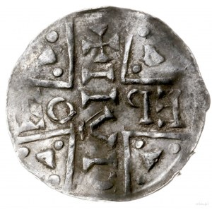 denar 1018-1026, mincerz Benedictus; Napis HEINRICVS DV...