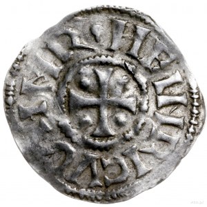 denar 1002-1024; Aw: Krzyż z kulkami w kątach, HEINRICV...