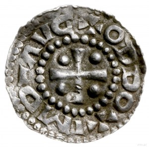 denar 973-983; Aw: Krzyż z kulkami w kątach, ODDO IMP A...