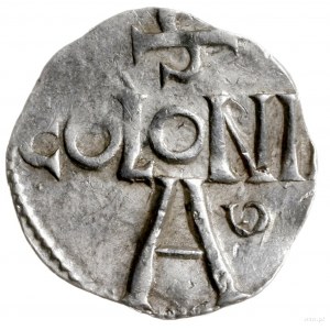 denar 983-1002; Aw: Krzyż z kulkami w kątach, OTTO REX;...