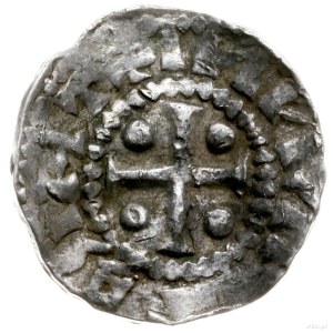 denar 1002-1024; Aw: Popiersie w lewo, HEINRICVS REX; R...