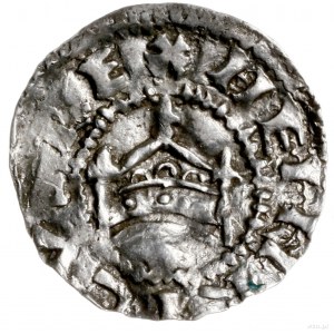denar 1002-1024; Aw: Korona; Rw: Napis ARGENTINA w form...