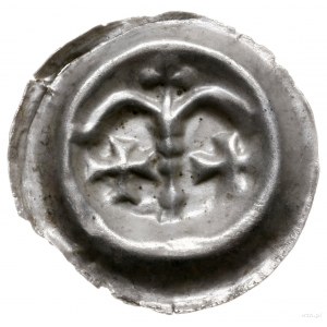 brakteat ok. 1267-1278; Arkady, pod nimi dwa krzyże; BR...