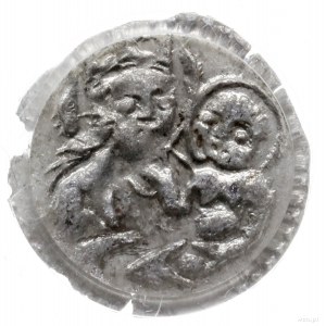 halerz 1420-1423, Lubin; Aw: Madonna z dzieciątkiem; Rw...