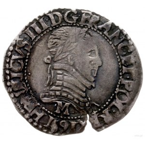 1/4 franka 1591 / M, Tuluza; Duplessy 1161, Kop. 10296 ...
