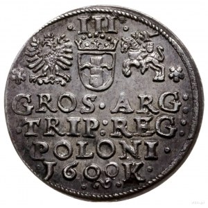 trojak 1600, Kraków; popiersie w lewo, z tytulaturą kró...