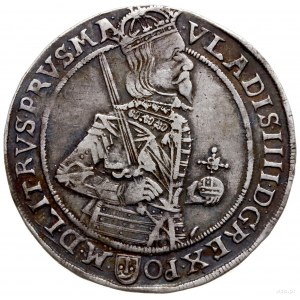 półtalar 1634, Bydgoszcz; Aw: Półpostać króla w prawo i...