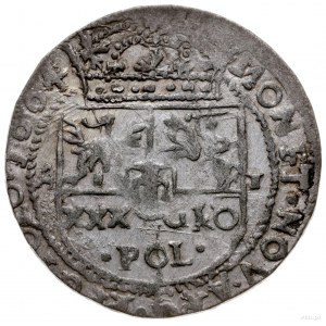 złotówka (tymf) 1664 - fałszerstwo z epoki; fantazyjne ...