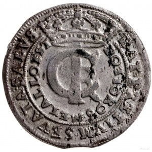 złotówka (tymf), 1666, Bydgoszcz; z błędem w napisie SE...