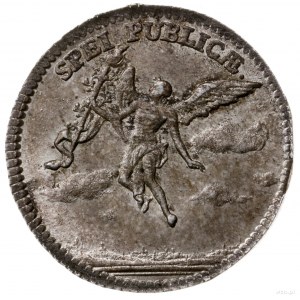 dwugrosz pamiątkowy 1747, Drezno; moneta wybita na pami...