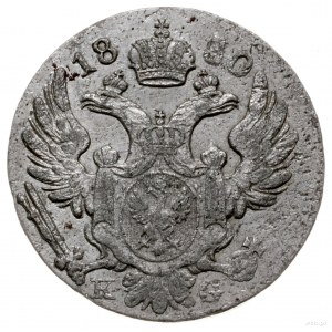 10 groszy 1830 KG, Warszawa; odmiana z inicjałami K-G (...