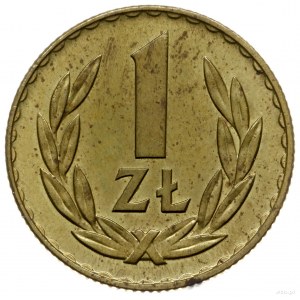 1 złoty 1949, Warszawa; Nominał 1, bez napisu PRÓBA; Pa...