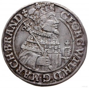 ort 1625, Królewiec; znak menniczy na awersie na końcu ...