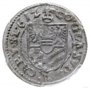 3 krajcary 1612, Oleśnica; odmiana z obwódką na awersie...