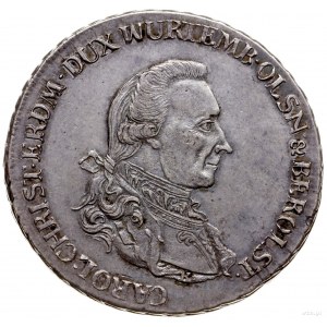 talar 1785 B, Wrocław; Aw: Popiersie w prawo z literą K...