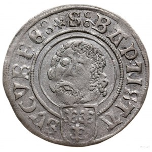 grosz 1507, Nysa; odmiana z datą 15-Λ po bokach tarczy ...