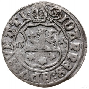 grosz 1507, Nysa; odmiana z datą 15-Λ po bokach tarczy ...
