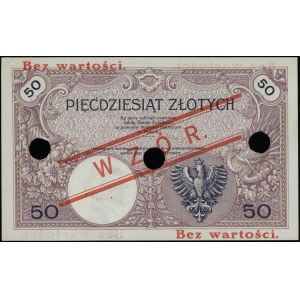 50 złotych 28.02.1919, seria A.42, numeracja 025497, cz...