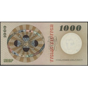 1.000 złotych 24.05.1962, seria A, numeracja 0000000; L...