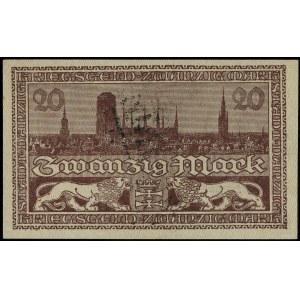 20 marek 15.11.1918 (Kriegs-Geld), numeracja 157006, z ...